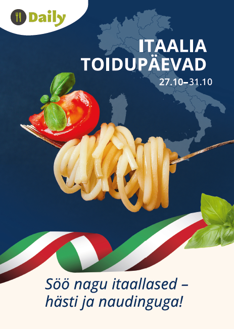 Itaalia teemapäevad koolisööklas 27.-31.10