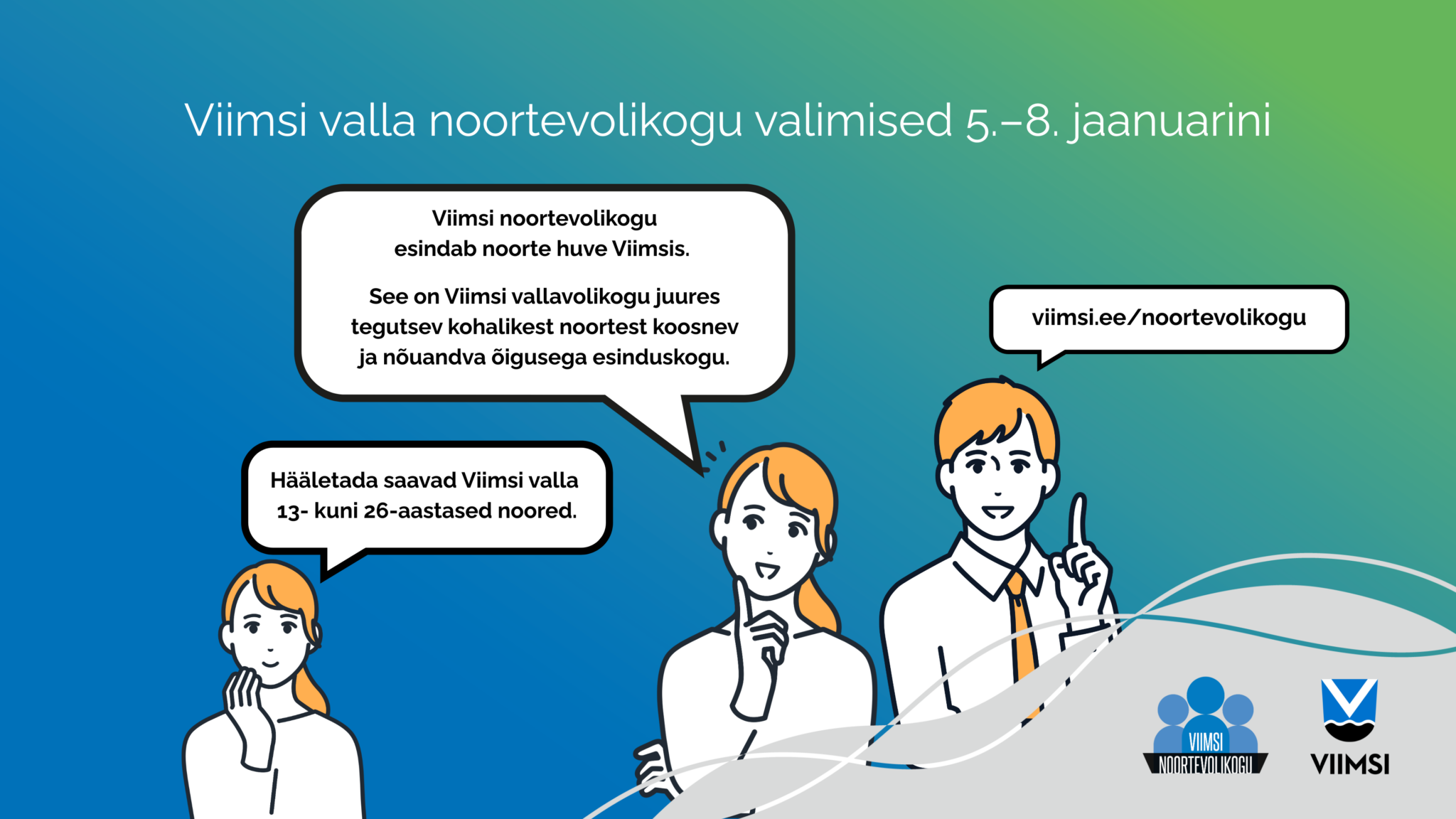 Viimsi noortevolikogu valimised 5.-8. jaanuar 2026